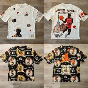 Lot of 2 Jordan x Maison Château Rouge T-Shirts